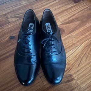 Bally Kids Black Dress Shoes